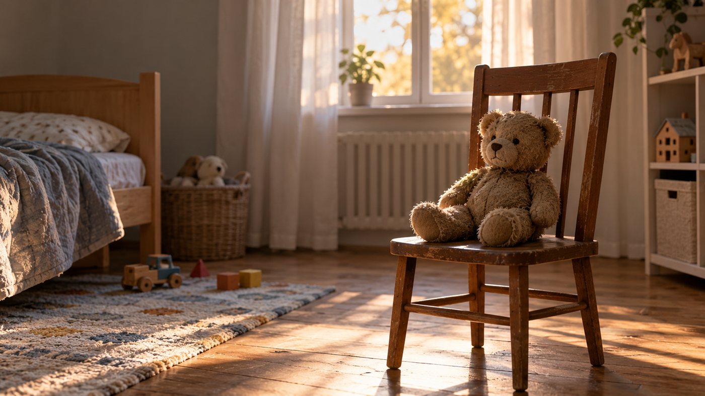 Игрушка в детской комнате